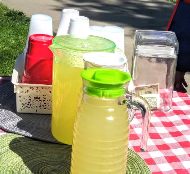 Lemonade stand at the park