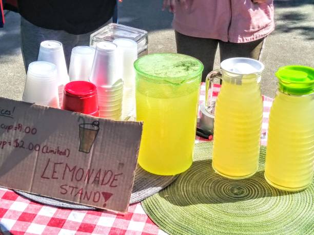Lemonade stand at the park