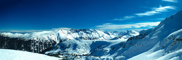 istock panorama of snowy mountains 1131515109