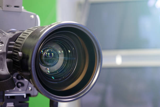 istock Digital camera lens in the Studio. TV 1131520875