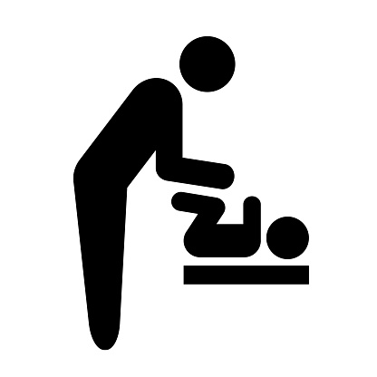 Pictogram of baby seat.