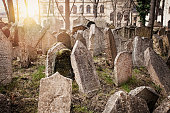 Jewish cemetery in Prague, Czech Republic