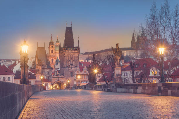 istock Beautiful Charles Bridge in Prague, Czech Republic 1131530435