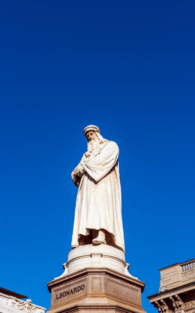 istock Monument to Leonardo Da Vinci in Milan, Italy 1131542456
