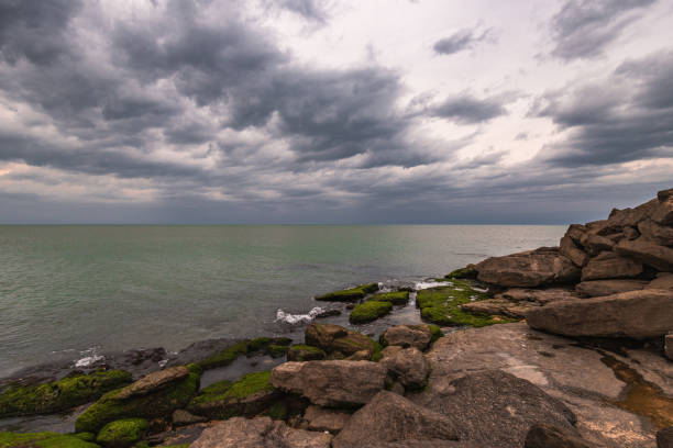 Scenic view of seascape against sky