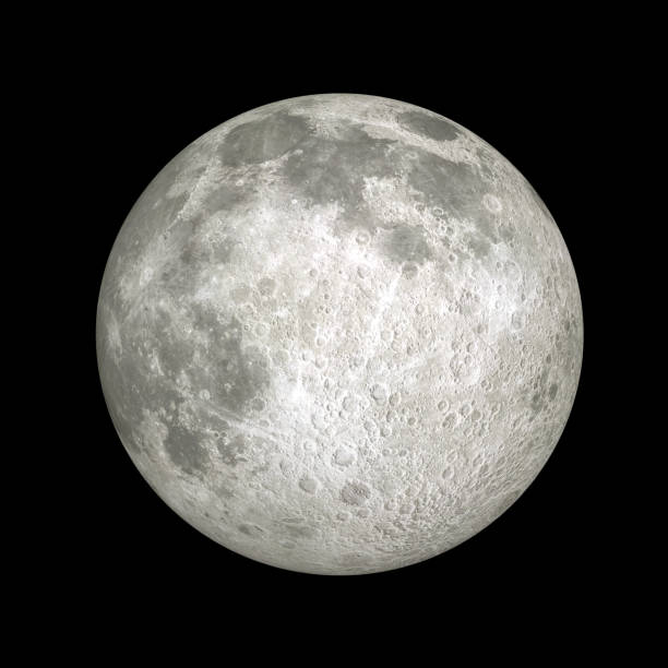 primo piano di luna piena - high def foto e immagini stock