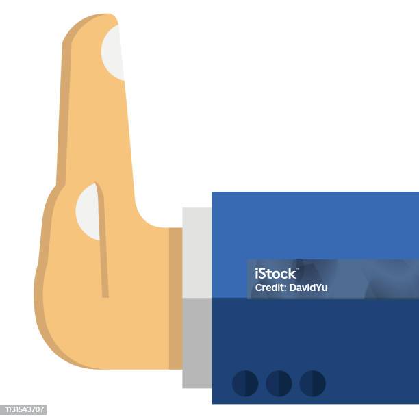 Hand With Rejection Gesture Vectors Stock Illustration - Download Image Now - Adult, Beautiful People, Business