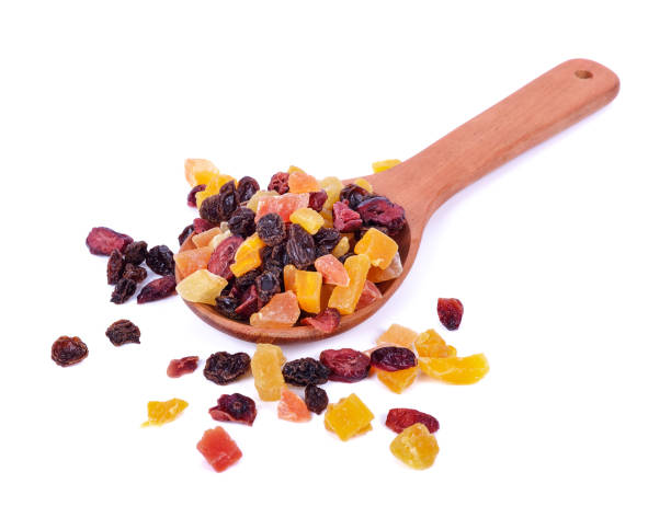 istock Dried fruits isolated on white background 1131544730