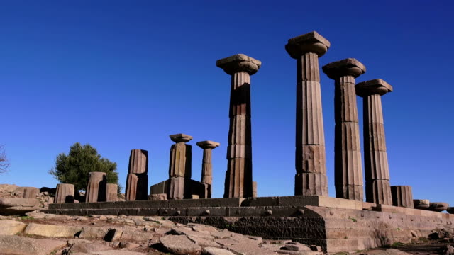 Assos (Behramkale), ruins of ancient acropolis, Turkey, Canakkale