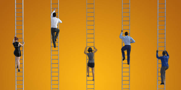 istock Climb the Corporate Ladder 1131551727