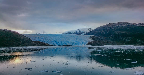istock Crossing Chilean fjords and glaciers 1131551835