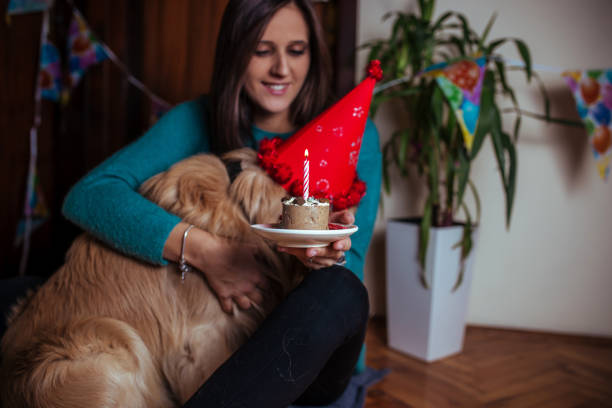 istock Celebrating a birthday to my dog 1131564840