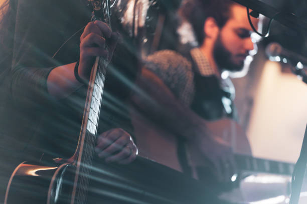 istock Guitarist during a musical performance. 1131567259