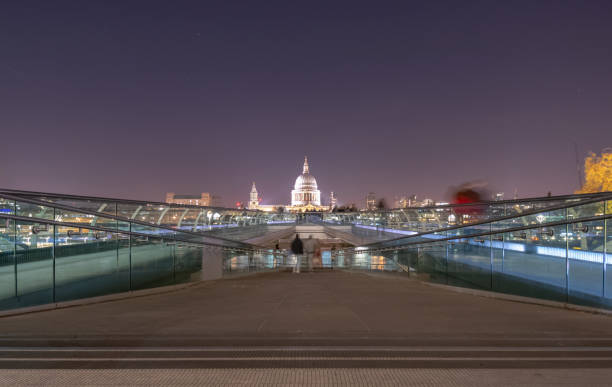 istock St Paul's Cathedral and Millennium bridge at night 1131569140