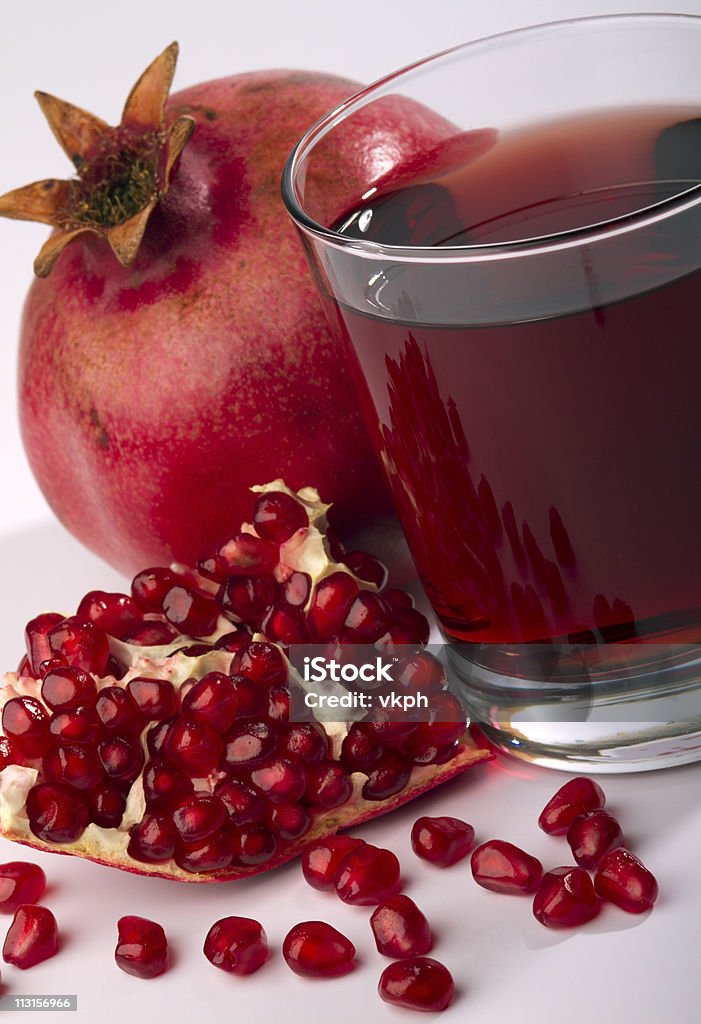 fresh ripe pomegranate  Close-up Stock Photo