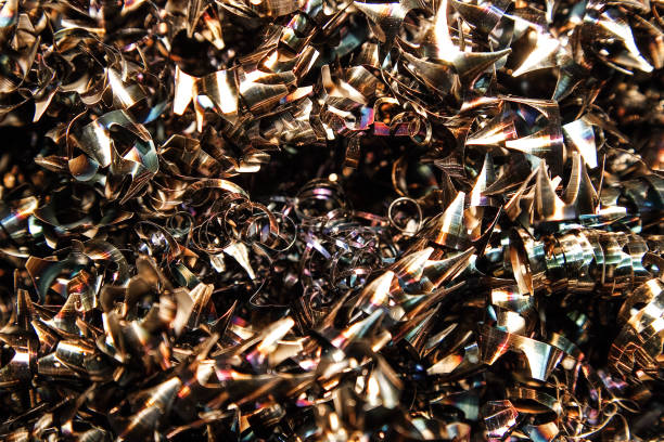 istock Metal shavings recycled materials 1131576569