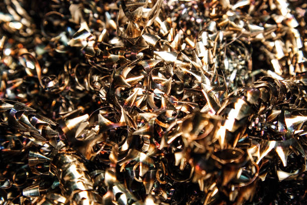 istock Metal shavings recycled materials 1131576585