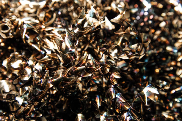 istock Metal shavings recycled materials 1131576781