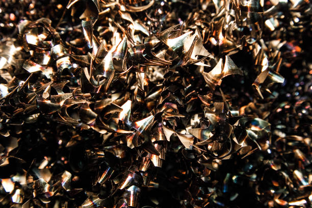 istock Metal shavings recycled materials 1131576828