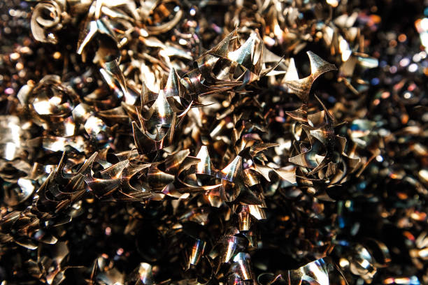 istock Metal shavings recycled materials 1131576835