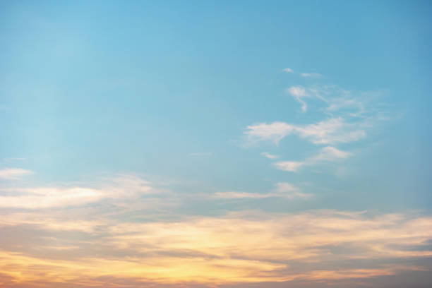 istock Dramatic sky and clouds in twilight time after sunset for nature background. 1131578460