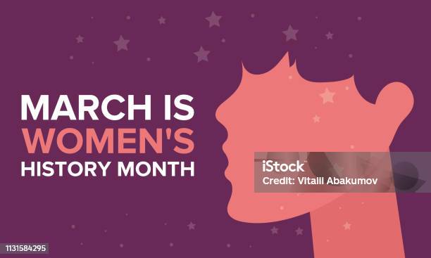 Womens History Month Celebrated During March In The United States United Kingdom And Australia Stock Illustration - Download Image Now