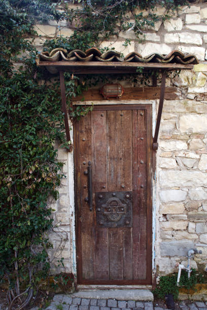 istock Old wooden door 1131586915