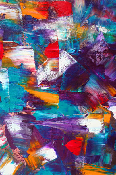 Abstract painting as background