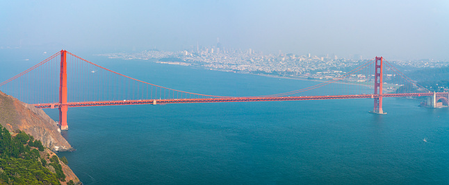Beautiful Golden Gate view in San Francisco.