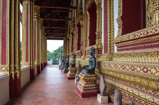 istock Visiting Haw Phra Kaew, also written as Ho Prakeo in Vientiane, Laos 1131590308