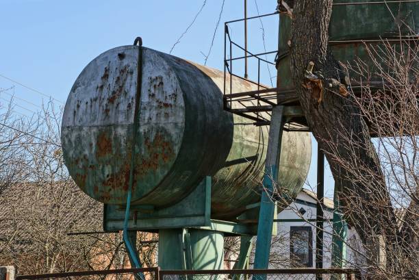 istock big old rusty tank water station against the sky 1131590599