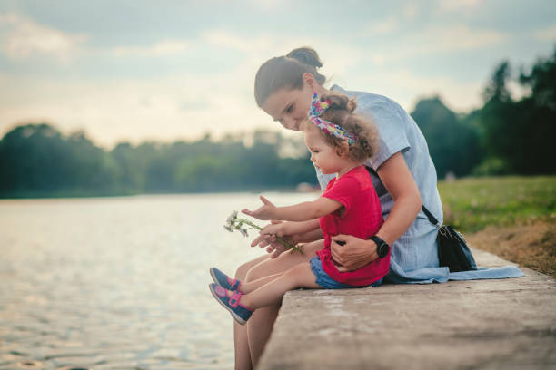 istock Happy family enjoying summer days 1131600044