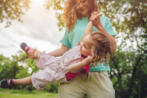 istock Happy family enjoying summer days 1131601053