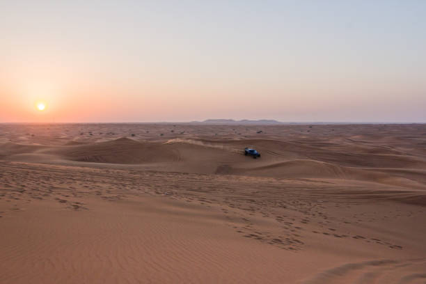 istock Desert Sunset vivid colors 1131604038