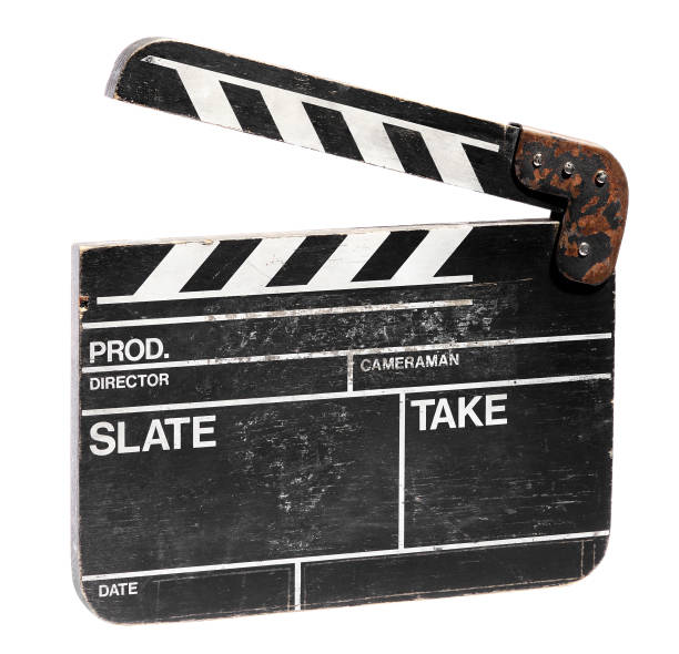 istock Vintage blank movie clap board 1131607230