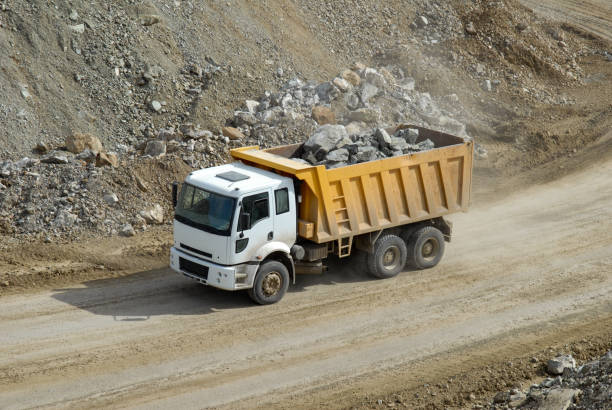 istock Earthwork, working truck on a summer day 1131617749
