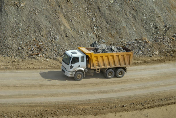 istock Earthwork, working truck on a summer day 1131617769