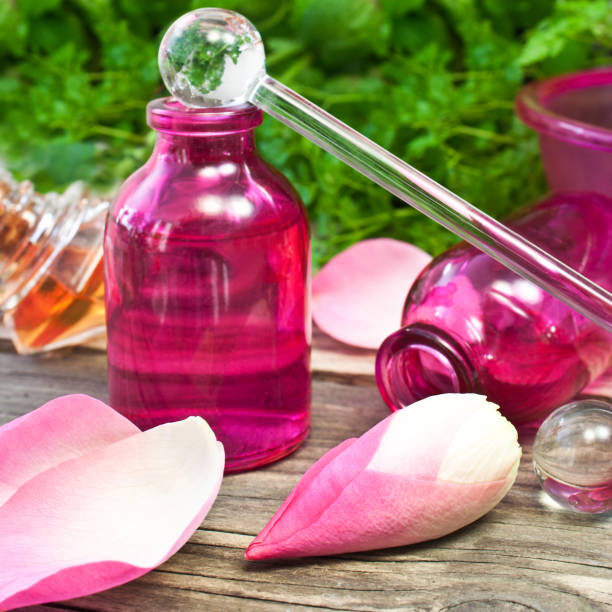 istock Natural wellness cosmetics with roses 1131619592
