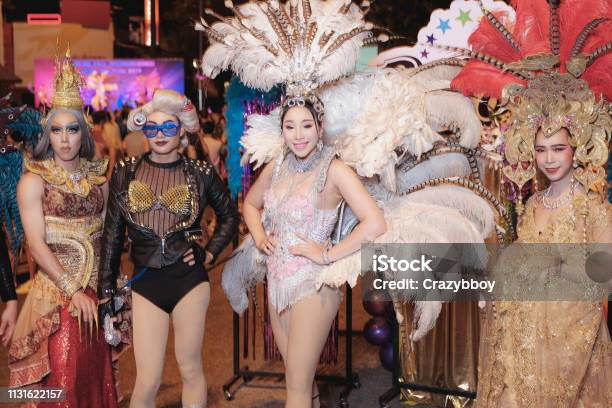 Chiang Mai Pride 2019 Celebrate Equity For First Time In History They Have A Night Parade And Commemorate The Event Of Violence In This Place In 10 Year Ago Stock Photo - Download Image Now