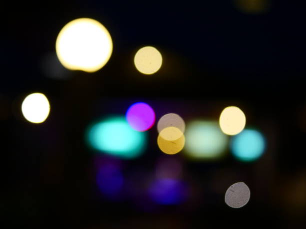 istock Abstract city light in the night 1131622180