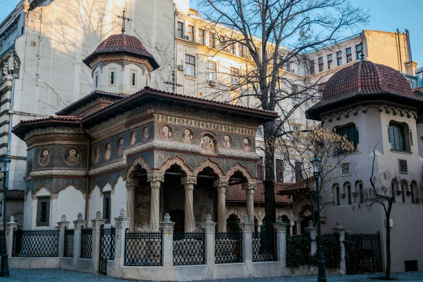 istock Bucharest, Stavropoleos Church 1131622430