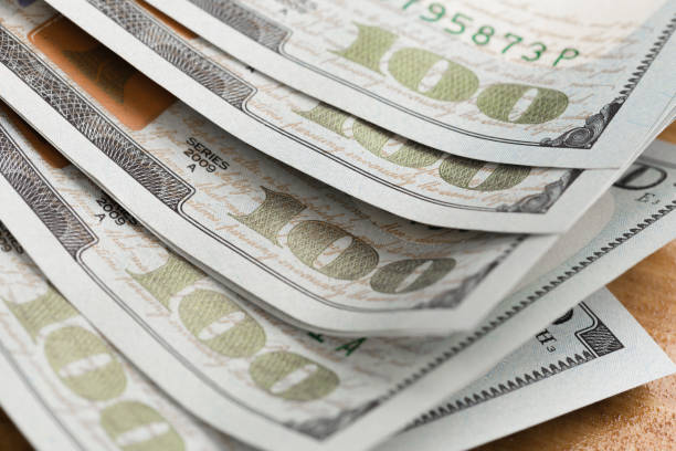 istock Close-up american dollar banknotes 1131624518