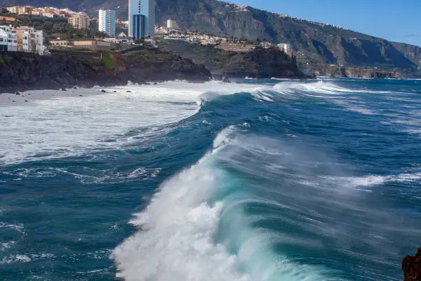 Photo of Dynamic waves off the coast of tenerife