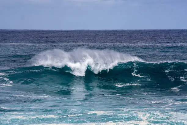 Photo of close up from waves at tenerife island