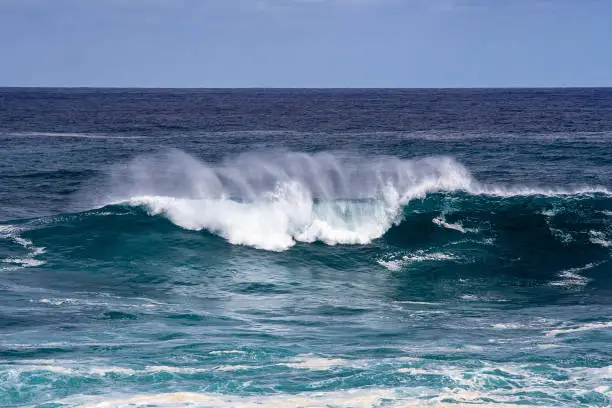 Photo of perfectly pic from waves at tenerife island