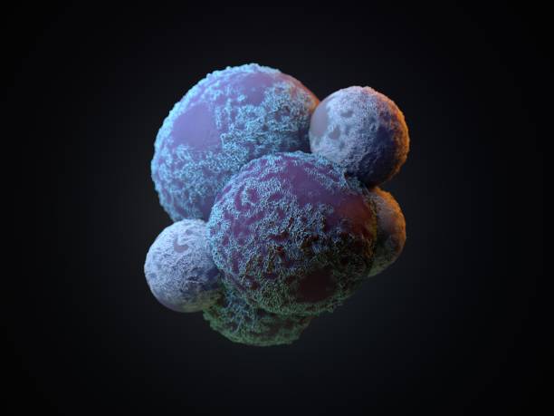 istock Cancer cells damaged, dicky, morbid infected cells, 3d Render 1131630300
