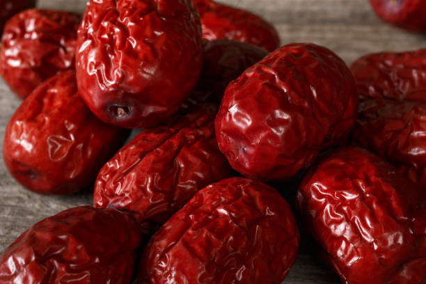 istock bunch of red Chinese dates 1131630854