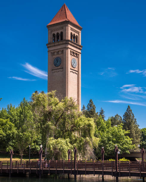 Downtown Riverfront of Spokane Washington