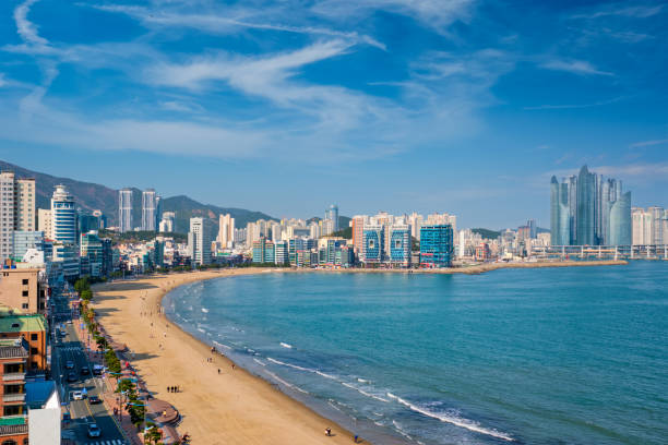 istock Gwangalli Beach in Busan, South Korea 1131631124