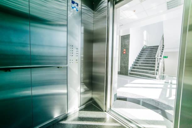 elevator stock photo